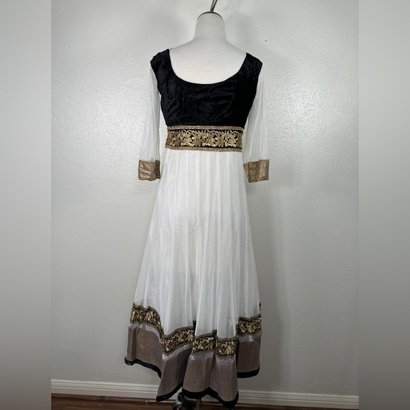 Indian Bollywood boho maxi dress please see measurements - Picture 3 of 9